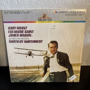 North by Northwest 2 Laserdisc Set Cary Grant Alfred Hitchcock